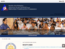 Tablet Screenshot of ecc.gov.ph